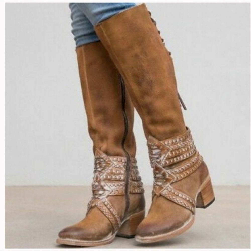 Freebird by Steven "Mayan" Suede Boots, Size 6